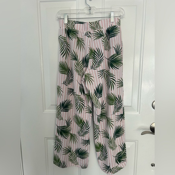 Lands' End Palm Leaf Pajama Lounge Pants Size XS - Picture 4 of 4